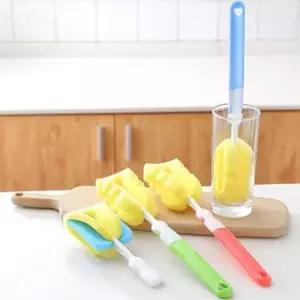 [골드스마일]컵 젖병 세척용 텀블러 세척솔 컬러랜덤