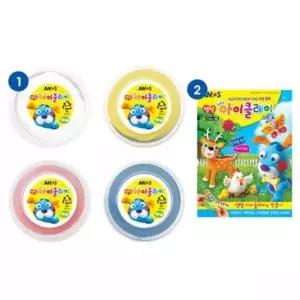 [오너클랜]WL 교육용 탱탱 아이클레이 18g 4색입 생일선물 유아