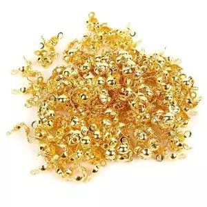 비즈공예부자재 올챙이캡 200개입 골드-WFIVI76