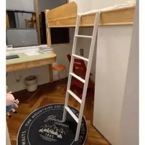 2층침대 사다리 복층 계단 다락 손잡이 기숙사 이층사다리 우드 실내