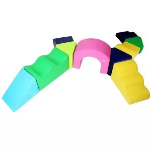 국산 실내 대근육놀이 체육교구 무독성 조합 블록 매트 놀이방 실내외겸용 학교