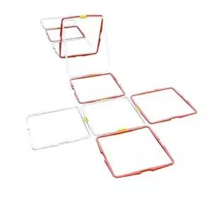 [콩심팥심]축구 사다리 레더 체육 트레이닝 다우리 47x47cm 스텝