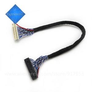 1개/몫 8 비트 LVDS 케이블 FIX-30 핀 2ch 17-26 인치 LCD/LED 패널 컨트롤러 25cm