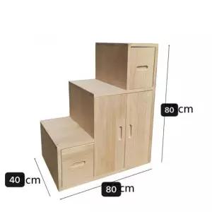 스텝 수납장 침대계단 서랍장 수납형 친환경 캐비닛 로프트 복층 가구