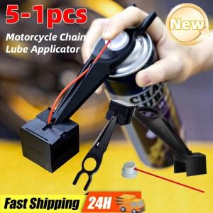 5-1개 세컨드 제너레이션 바이크 오토바이 체인 오일러 스프레이 윤활제 어플리케이터 기어 무더기 없는 클