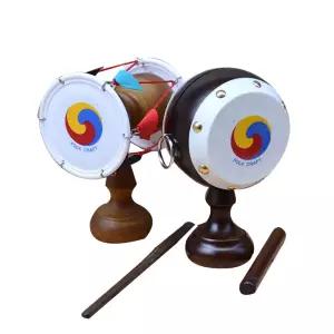 한국 전통 소형 선물용 장식품 인테리어 장구 소품 탁상