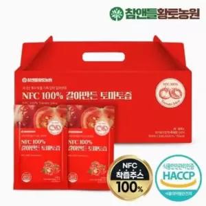 매일itM NFC 착즙 토마토즙 100ml 30포 무첨가 건강주스 저염 국내산 HACCP 인증 제품