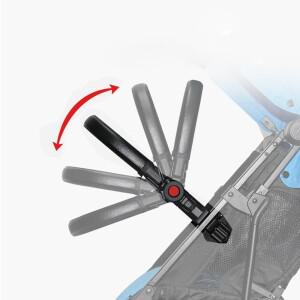 유모차 범퍼 바  팔걸이  조정  핸들 가죽 맞는 YOYO/YOYA/Cybex 98 Baby Pushchair