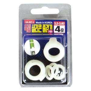 해동조구사 축광 실리콘 줄감기 낚시대 2대분 줄감게