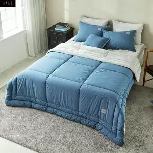 극세사 오르세 네이비 퀼트이불 퀸