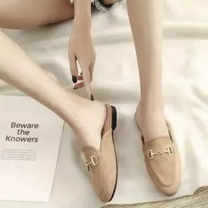 ONM 빅사이즈 골드장식 금장 블로퍼 데일리 여자 신발