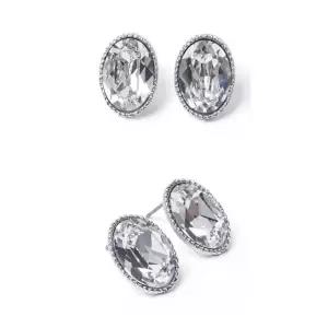 /신상오픈런 튼퍼네 화이트 투명 이어링 수정 여성