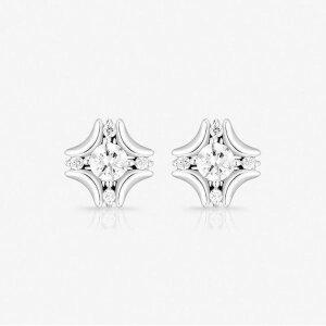 갤러리아 [메트로시티 주얼리] 디아만테 14K 다이아 화이트 이어링 A213DE0216W4