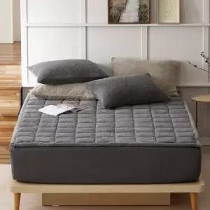 에어룸 후끈후끈 자가발열 고정밴딩 양털 침대패드 SK