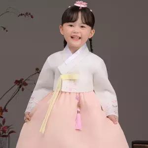 [더예한복] QT60001-우아봄이 여아한복 아동한복