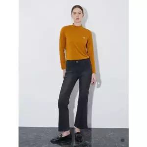 [갤러리아] 올리비아로렌 절개 포인트 붓컷 데님 VOCMP4S1321