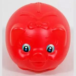 동전저금함 대 돼지저금통 빨간 캐릭터저금통 지폐금 (WFGU4OL)