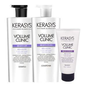 케라시스 볼륨 샴푸 600ml + 컨디셔너 600ml + 트리트먼트 300ml