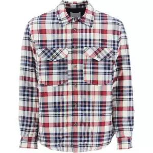 [명품] 남성 플란넬 체크 셔츠 블루레드 VE0072HA A1I34H BURD