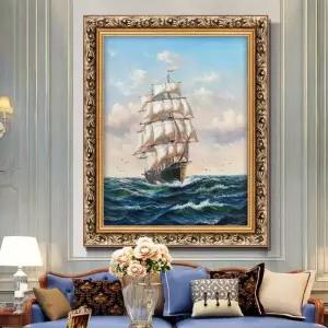 60cmx80cm 배 세로형 명화 액자 세계 (WFHJMID)