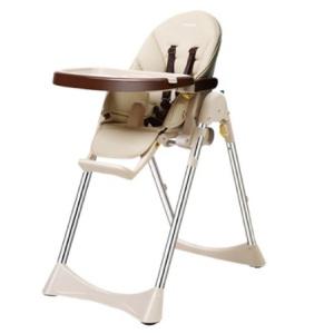아가드 안전벨트 유아용 아이슬라이드 하이체어 침대형 식탁의자_베이지