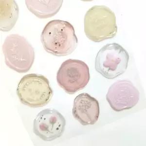 편지지 A 라벨 클래식 실링왁스모양 스티커 (WFGT96L)