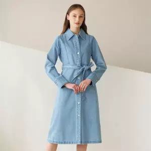 [하프클럽/더핸드메이드]데님 트렌치