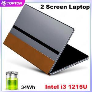 인텔 i3 1215U N100 토폰 2 스크린 노트북 10.95인치 IPS 터치스크린 윈도우 11 오피스 컴퓨터 태블릿 PC