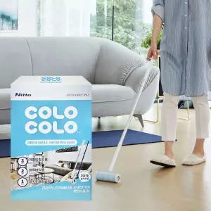 고로고로 돌돌이 테이프클리너 밀대 본체1+리필4롤 세트 3단길이조절 롱핸들 코스트코