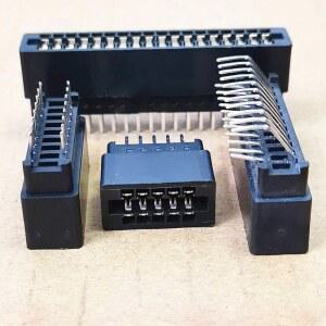 54MM 피치 핑거 보드 소켓 PCB 골드 에지 곡선 커넥터 직선 버스 카드 86P 4P6P8P10P12P14 슬롯