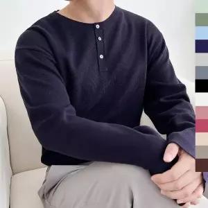 겨울 봄 티셔츠 정장 30대 남자 니트셔츠 데이트 티 (WFJ4YKT)