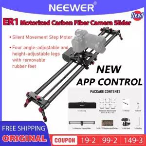 NEEWER ER1 전동 카본 파이버 카메라 슬라이더 부드럽고 제어된 카메라 모션을 원하는 비디오그래퍼를 위해