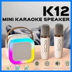 K12 블루투스 스피커 휴대용 홈 귀여운 노래방 미니 무선 오디오 마이크 포함 K 노래 가족 노래 기계 신상