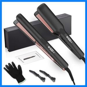 전기 클램프 억만급 음이온 고온 스트레이트너 진동 기능 헤어 스타일링 스트레이트닝 컬링 아이론