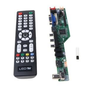 [호환품]범용 LCD 컨트롤러 드라이버 보드 키트 V29 AV TV VGA HDMI USB 인터페이스 SKR.03 T.V56.03 마더