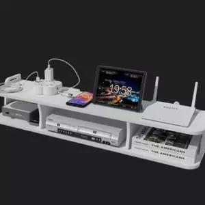 티비 선반 셋톱박스 벽걸이 공유기 거치대 대형