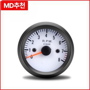 52mm 12V 범용 자동차 개조 계기 - 5-in-1 게이지 (부스트/수온/오일 온도/오일 압력/전압) 블루 라이트