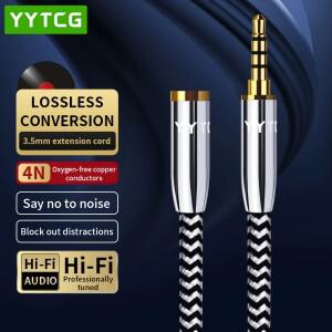 3.5mm AUX 스테레오 오디오 케이블 남성-여성 헤드폰 연장 이어폰 ipad 호환 스마트 폰 태블릿 미디어 플레