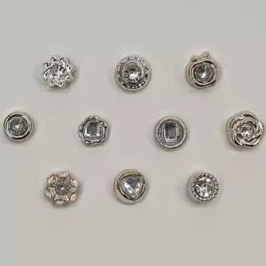 옷뱃지 단추 큐빅믹스10개입 매너옷핀 WFG5VSN