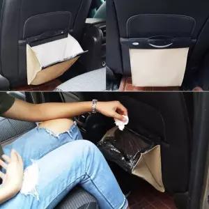 자동차 휴지통 차량용 접이식 뒷좌석 쓰레기통 (WFKA1LL)