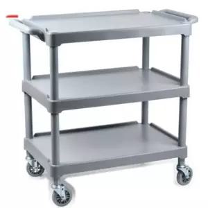 고품질 플라스틱 서빙카트 이동식운반카 GD GD-P-3단카트 서빙카트 (WFK9WDL)