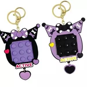 다이어리키링 팝잇 손장난 휴대가편한 스트레스 파우치키링 2p (WFKA0CF)