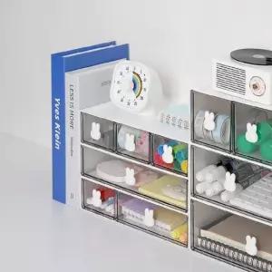 낮은형 소품정리함 와이드 서랍박스 히키스 책상정리 (WFKB7SC)