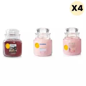 양키캔들 어텀 핑크 로즈 향초 집들이 선물 3종 X4SET