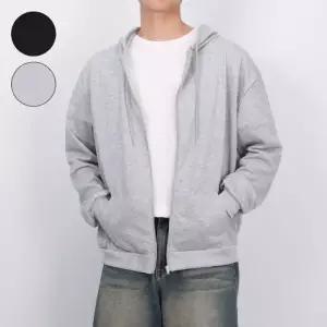 베이직 후드 집업 간절기 오버핏 남녀공용 스 셋업 커플 옷