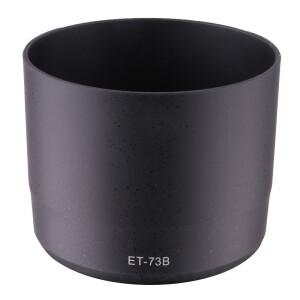 ET-73B 블랙 플라스틱 렌즈 후드 캐논 호환 70-300mm IS USM 카메라