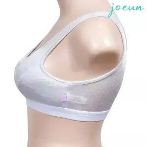 [하프클럽/]주니어 스포츠 브라 기본형 하트 인견 1단계 어린이 운동용