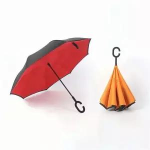 장우산 역우산 반전우산 역방향우산 물튐방지 접이식 (WFKB9UW)