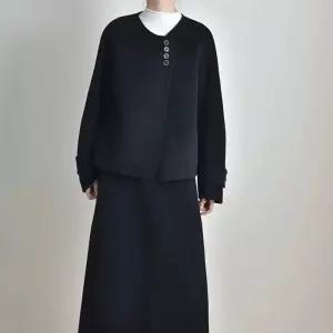 여성 모직코트 반코트 프렌치 모직 추동 OP4