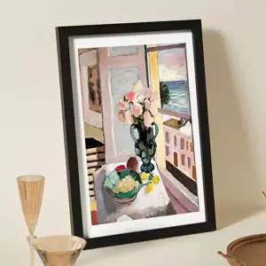 A4 상장 그림 작품 사진 인테리어 우드 액자 블랙 (KYR-WFGEMOL)